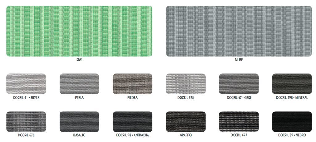 colores de lona de toldo colores grises