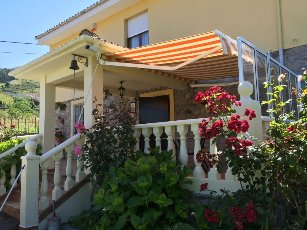 toldo para vivienda en salas vista exterior